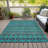 Juli Moroccan Polyester Machine Woven Rug with Non-Slip Backing -1524747972