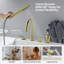 Robinet de baignoire romaine monocommande à fixation sur le comptoir
