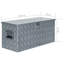 Ailene Aluminium Garden Box 90.5X35x40 Cm Silver