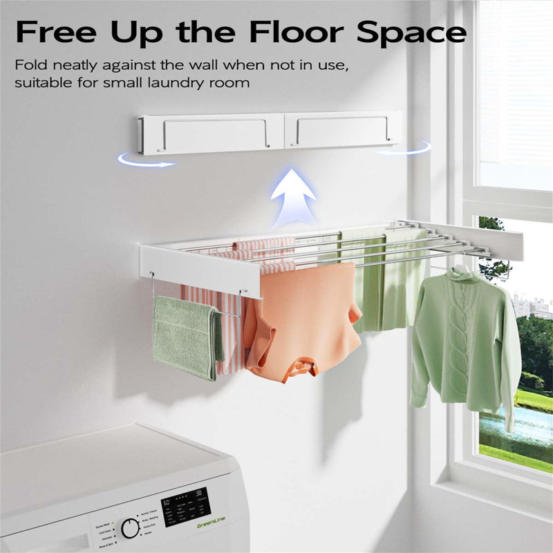Stainless Steel Foldable Wall-Mounted Drying Rack