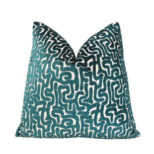  Velvet Maze Throw Pillow Cover