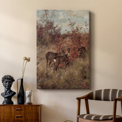 Vintage Animal Print LIV -Custom Wrapped Gallery Cavas