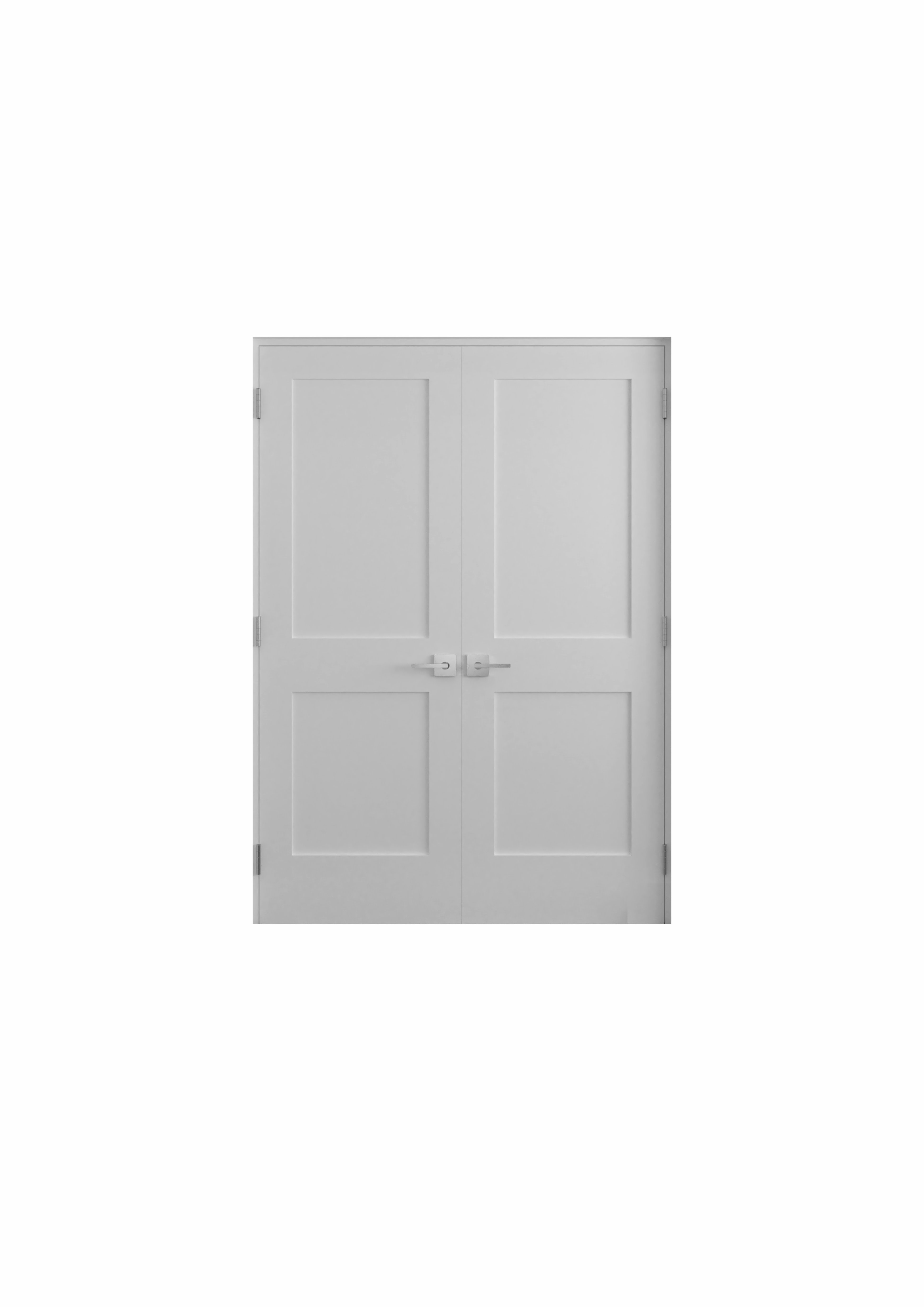 RESO Paneled Manufactured Wood French Doors Wayfair