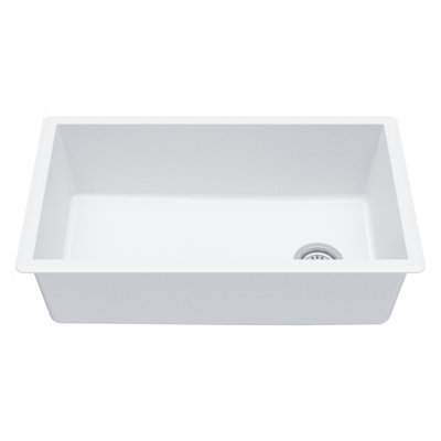 Karran Undermount Quartz Composite 31-3/4'' X 19-1/4'' Single Bowl Kitchen Sink