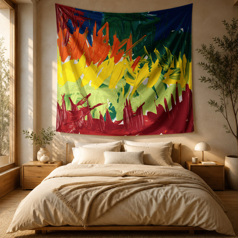 Tapisserie murale Neo Expressionism 61, 88 po x 104 po
