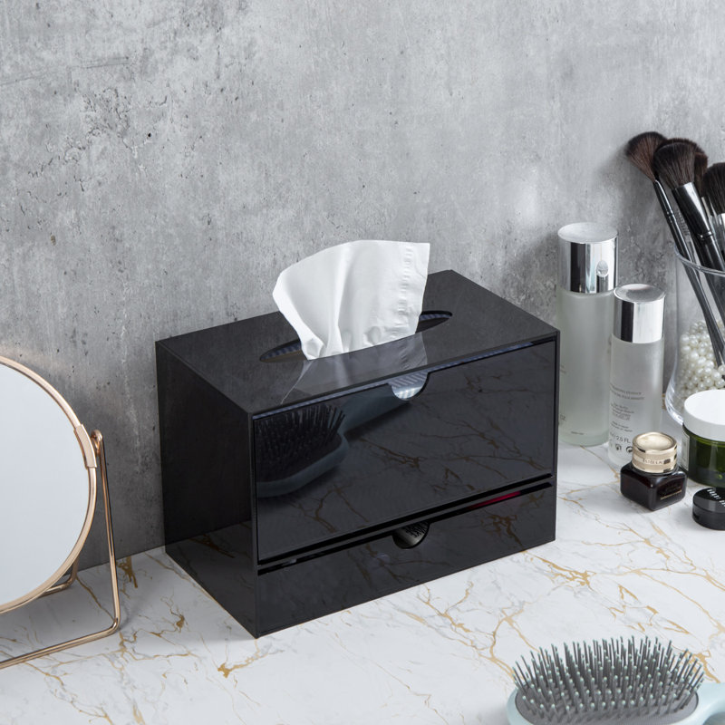 Plastic 3 Compartment Makeup Organiser