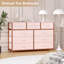 Meuble télé avec commode pour chambre à coucher 55 po, commode avec 10 tiroirs-972292676-972292686