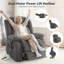 Lay Flat Sleeping Dual Motor Lift Recliners for Elderly with Heat and Massage-1823586968