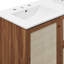 Meuble-lavabo double autoportant 48 po avec plateau en bois manufacturé Modway Soma-93249789-93249788