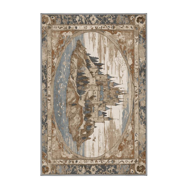 Seaward Bastion Rug, Square 3'