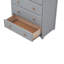 Commode en bois rustique avec 6 tiroirs, armoire de rangement pour chambre à coucher-771930167