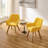 Rayshawn 22.83" W Linen Swivel Dining Chair -503307366