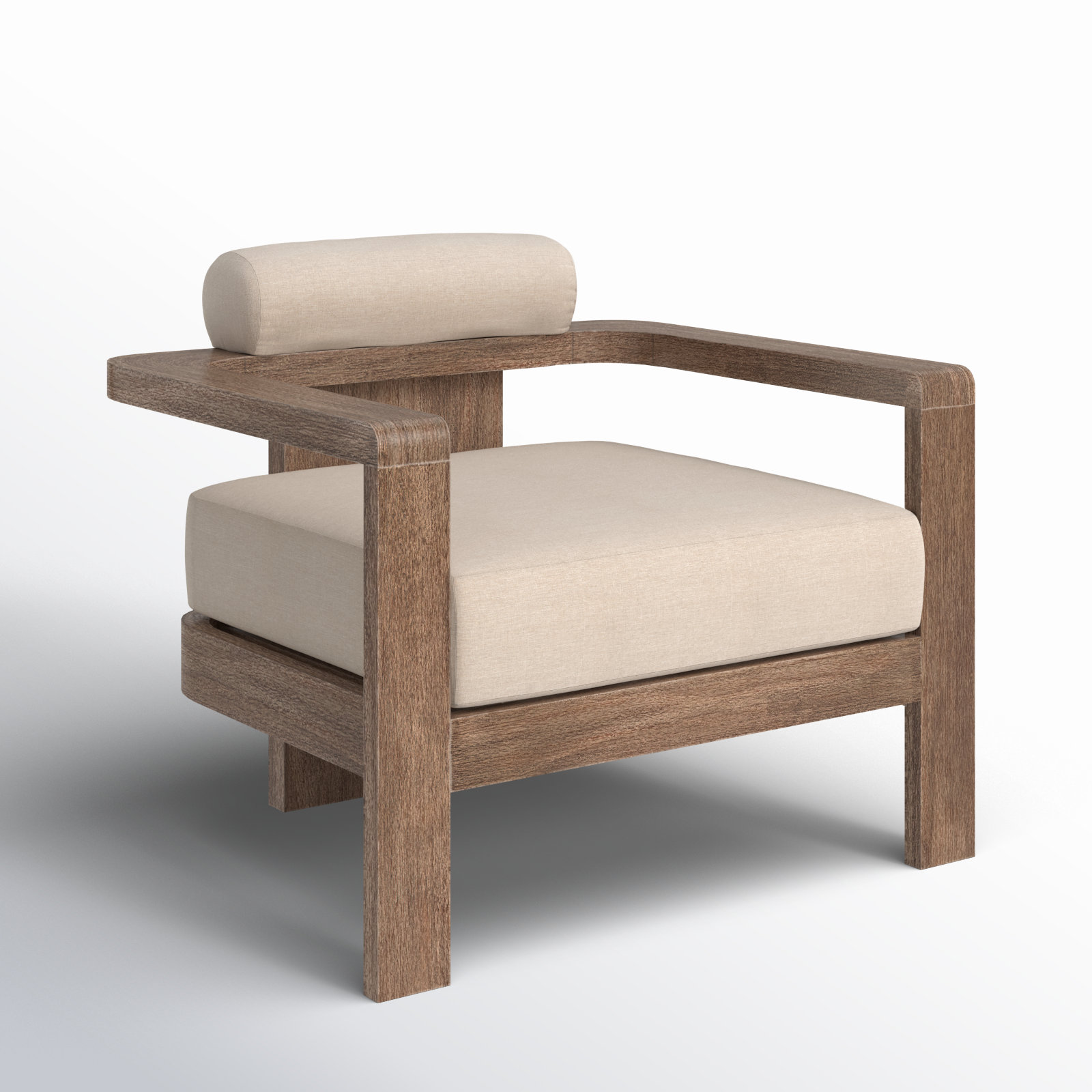 Chaudry Wood Outdoor Lounge Chair