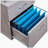 15.75'' Wide 2 -Drawer Mobile File Cabinet-841056478