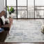 Biyron Abstract Area Rug in Blue-1308956377