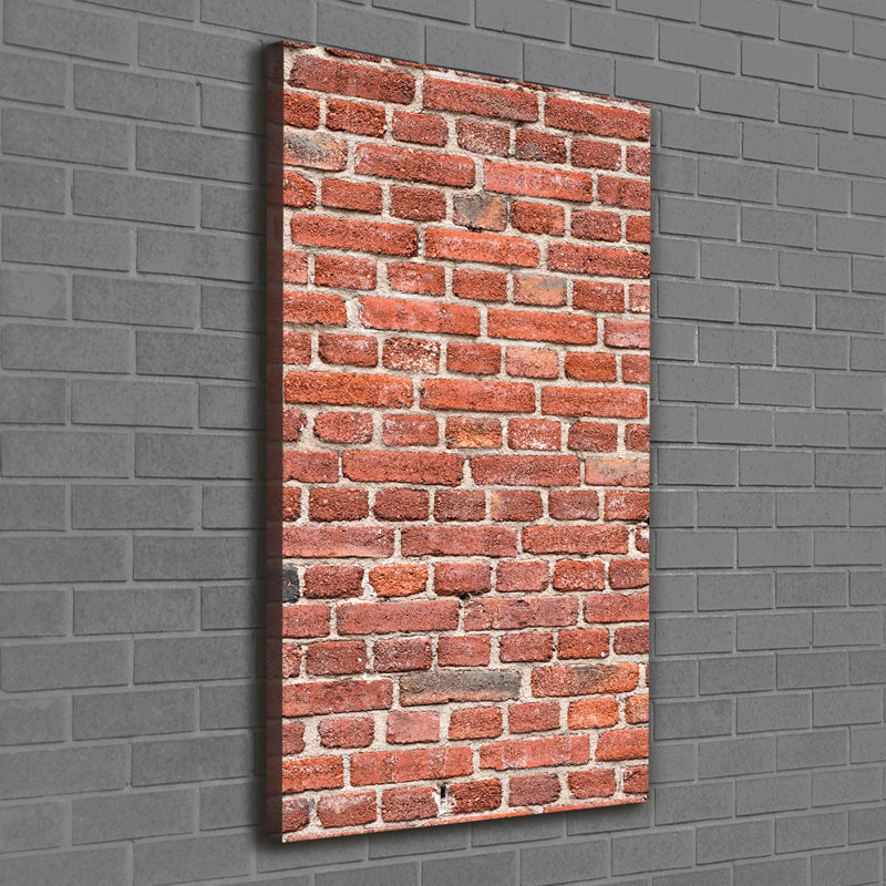 Avita Brick Wall - Wrapped Canvas Print