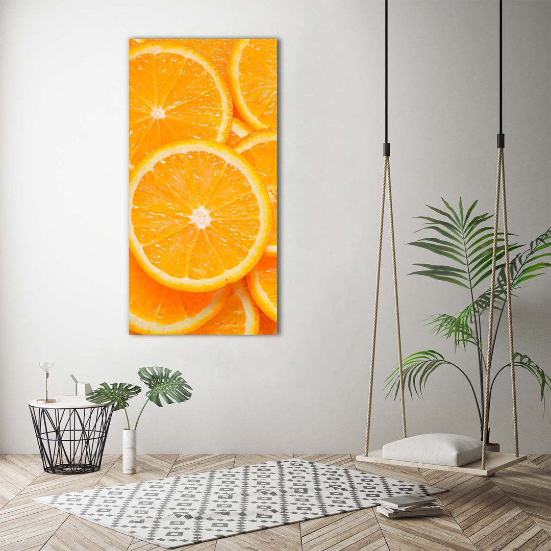 Orangenscheiben - Kunstdrucke auf Leinwand - Wrapped Canvas