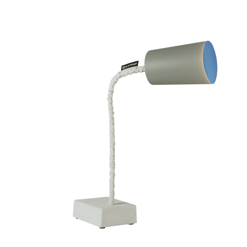 Adjustable Metal Desk Lamp, Blue