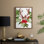 «Christmas Holiday Art DCCCL», reproduction encadrée - bois massif