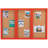 Enclosed Wall Mounted Bulletin Board LED Illuminated-5213198-5213209-5213195