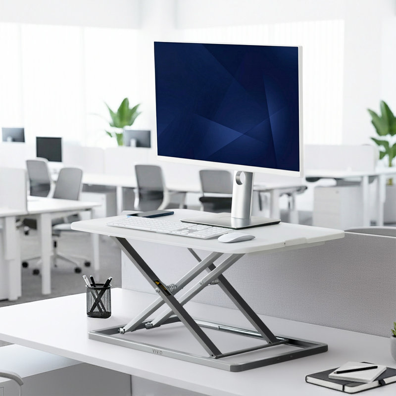 Adjustable Height Steel Standing Desk Converter