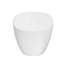 Baignoire de trempage autoportante de 65 po à surface solide, blanc brillant, eau de grande capacité, baignoire lombaire ergonomique de luxe, système de drainage efficace au toucher