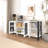 Ruvi Industrial Farmhouse TV Stand, Wood & Metal, Open Shelf, Living Room/Bedroom-1968393998