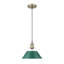 Petit luminaire suspendu Akifumi avec pin vert-173995331-173995333