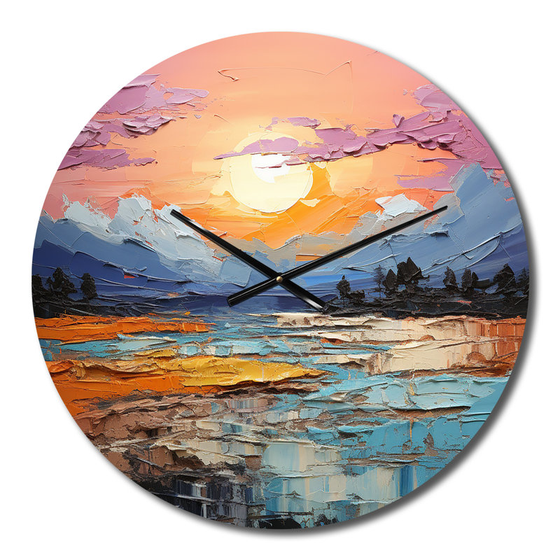 Horloge murale en métal, Petit