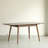 Walnut Colour Solid Oak Round Corner Diagonal Leg Telescopic Table 1.2-1.6M, For 6-8 People To Meet Dining Table Wood (Walnut Colour)