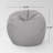 Chrisholm Light Grey Bean Bag (25 In. X 34 In. X 34 In.)