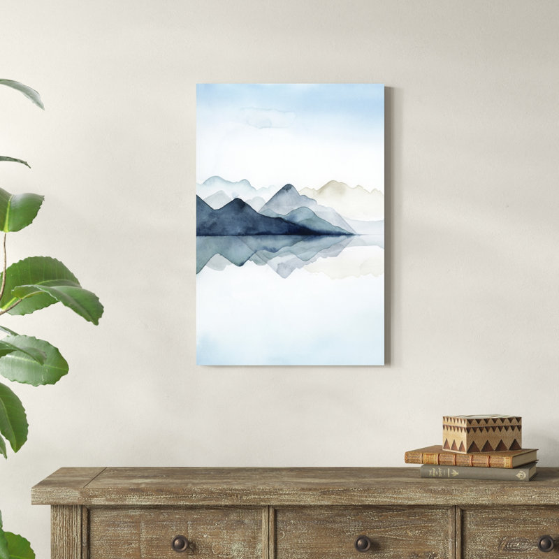 Glacial I par Grace Popp - Peinture sur toile, H 30 po x l 20 po