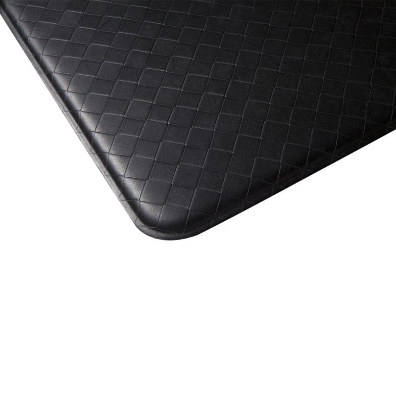 Tapis anti-fatigue aidia, Noir, Tapis de couloir 2 pi 2 po x 6 pi