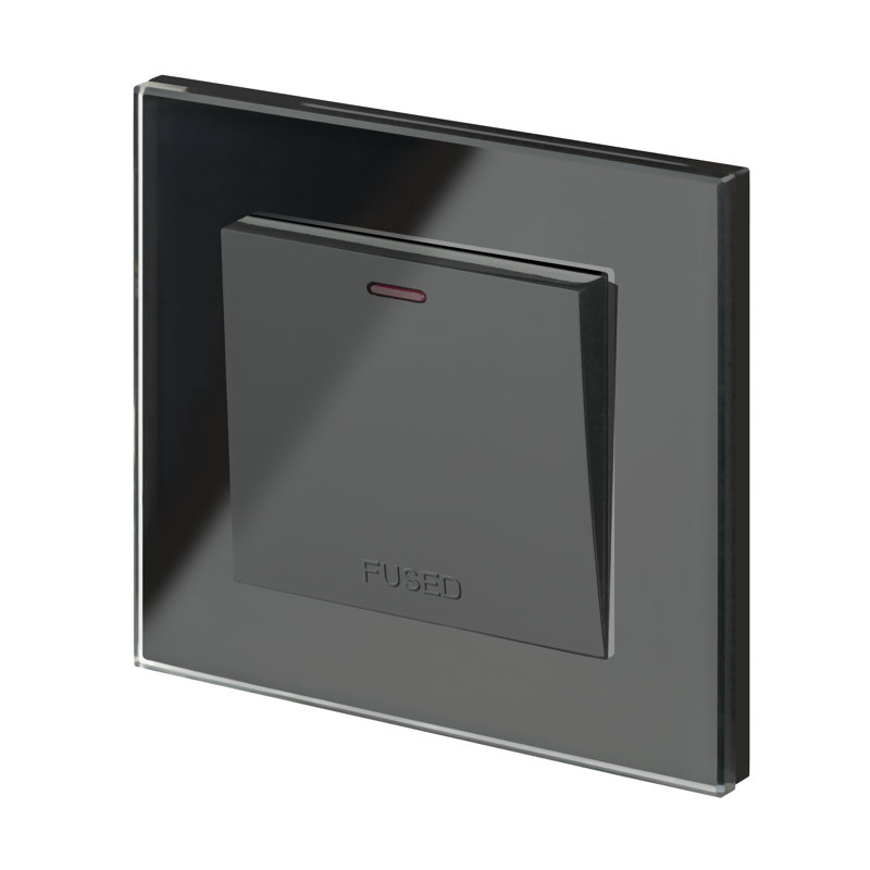 Grimaldo Wall Mounted Socket, Black