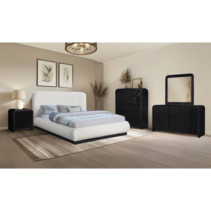 Ishaque 5 Drawer 32" W Chest, Black