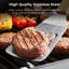 Tower T932005 BBQ 4 Piece Tool Set with Wooden Handles and Carry Case, Stainless Steel