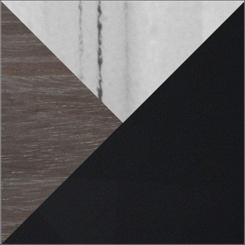 Repose-pieds de tabouret de bar réglable - ensemble de 2, Noir