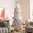Set Of 9 32"H Christmas Elegant Snowflake Ribbon Bow Decor