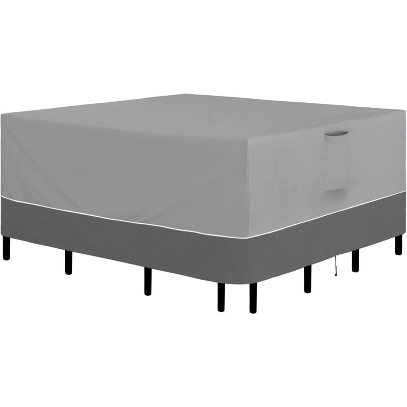 Housse imperméable carrée pour meubles de patio