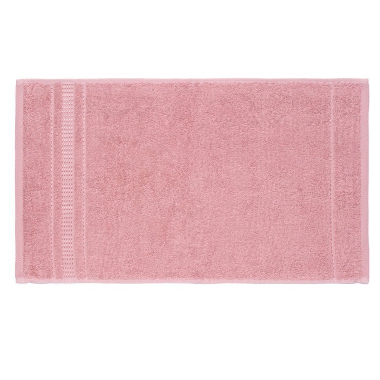 Turkish Cotton Bath Sheets Towels Melissa Linen Color: Red