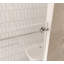 Porte de douche sans cadre avec verre trempé de 1/4 po Delmar-123252993