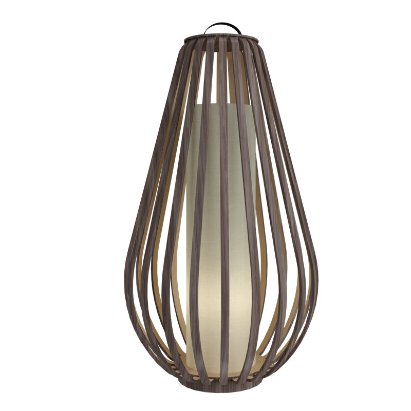 Lampe sur pied Balloon Accord, Noyer noir