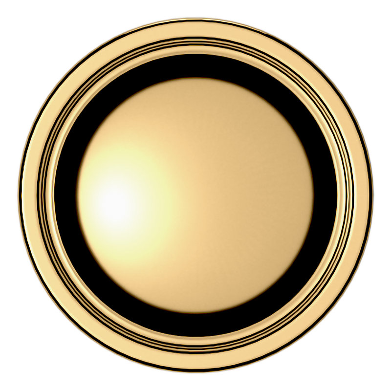 4403 Tulip Knob, 2", Non-lacquered Brass