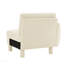 Canapé LSF avec coussin en polyester beige-162076829-162076800