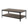 Feickert Two-Tone Coffee Table with Lower Storage Shelf