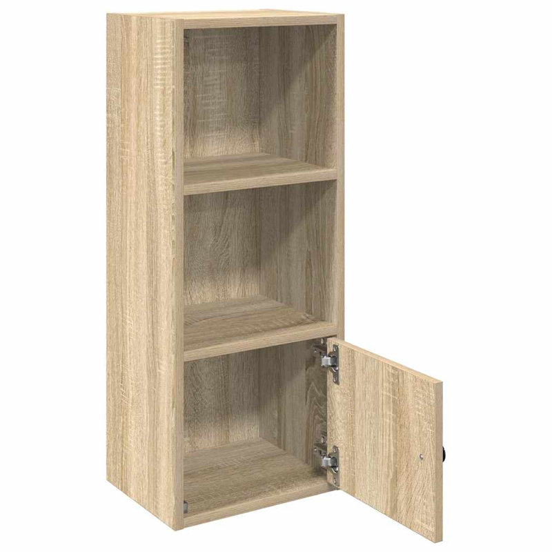 Conary 31cm W Bookcase, Sonoma Oak, (3 Shelves) 77cmH x 31cmW x 24cmD