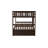 Full Over Full Rubber Wood Convertible Bunk Bed with Twin Trundle, Ladder & Guardrails-327504145