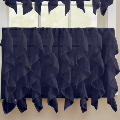 Frye Ruffled Cafe Tier Curtain