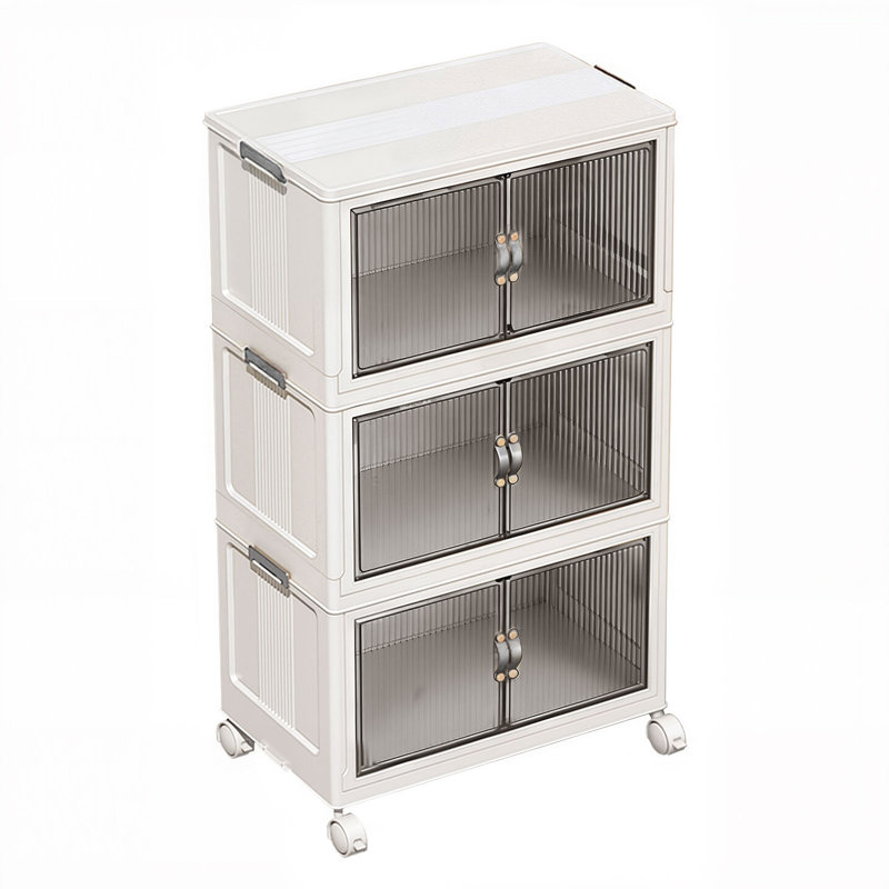Armoire de rangement empilable avec portes doubles JOYBOS