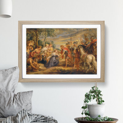 The Meeting of David and Abigail by Peter Paul Rubens - Picture Frame Painting